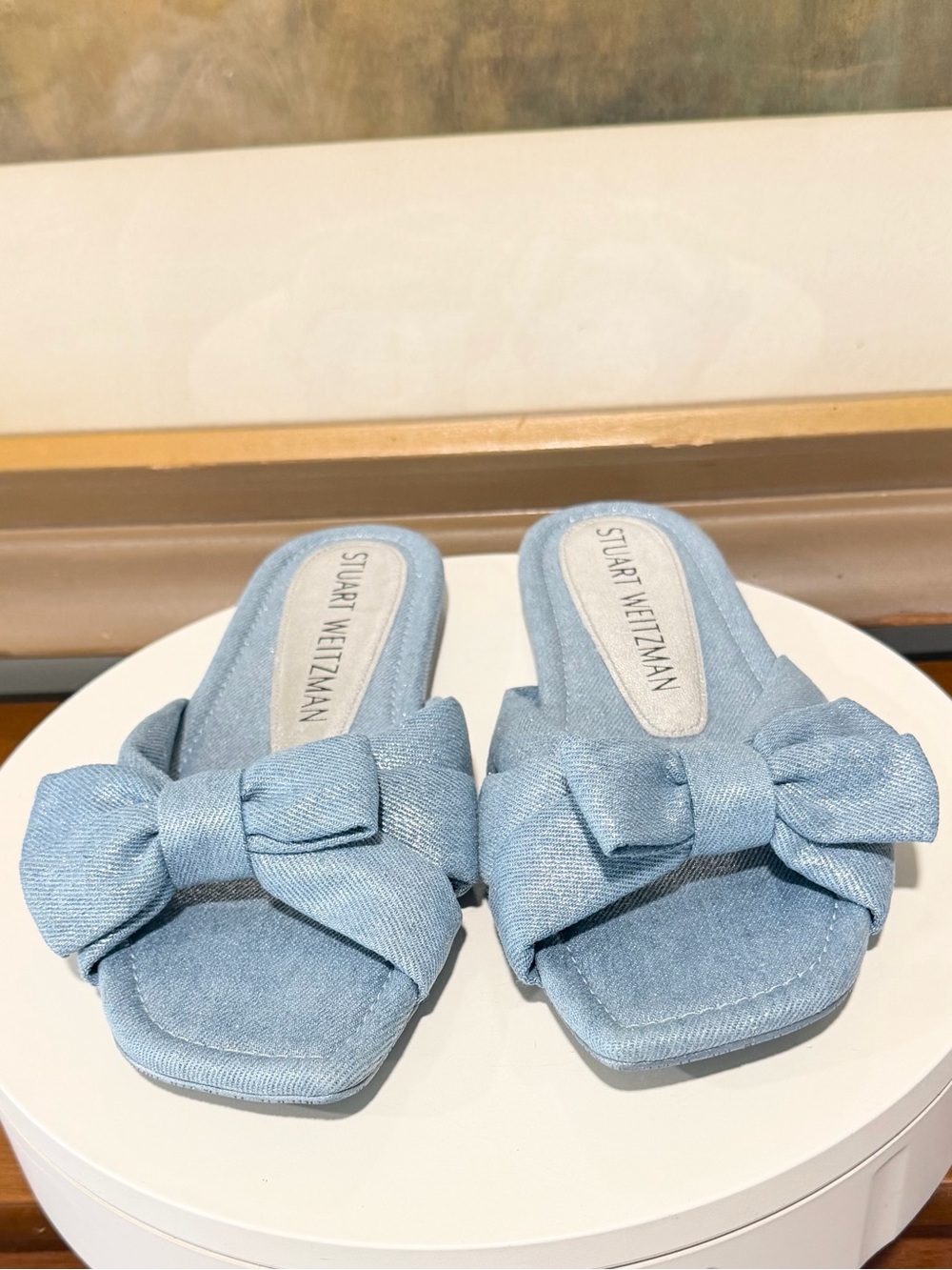 🌹STUART WEITZMAN 🌹 Sofia Bow Slide Sandal Size: 9 - Picture 5 of 9
